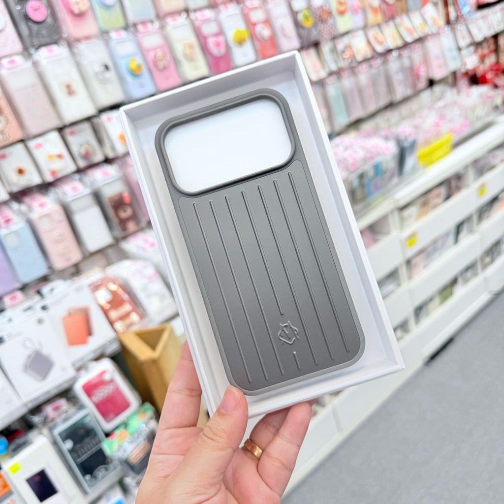 Case Ốp điện thoại iPhone Vân Vali RIMOWA Nhiều Màu Dòng iPhone 17 Promax