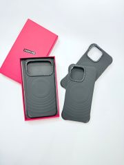 Case Ốp Điện thoại iPhone Casetify Ripple Case Đen - Matte Black Magsafe Basic iPhone 17/16/15Pro/Promax