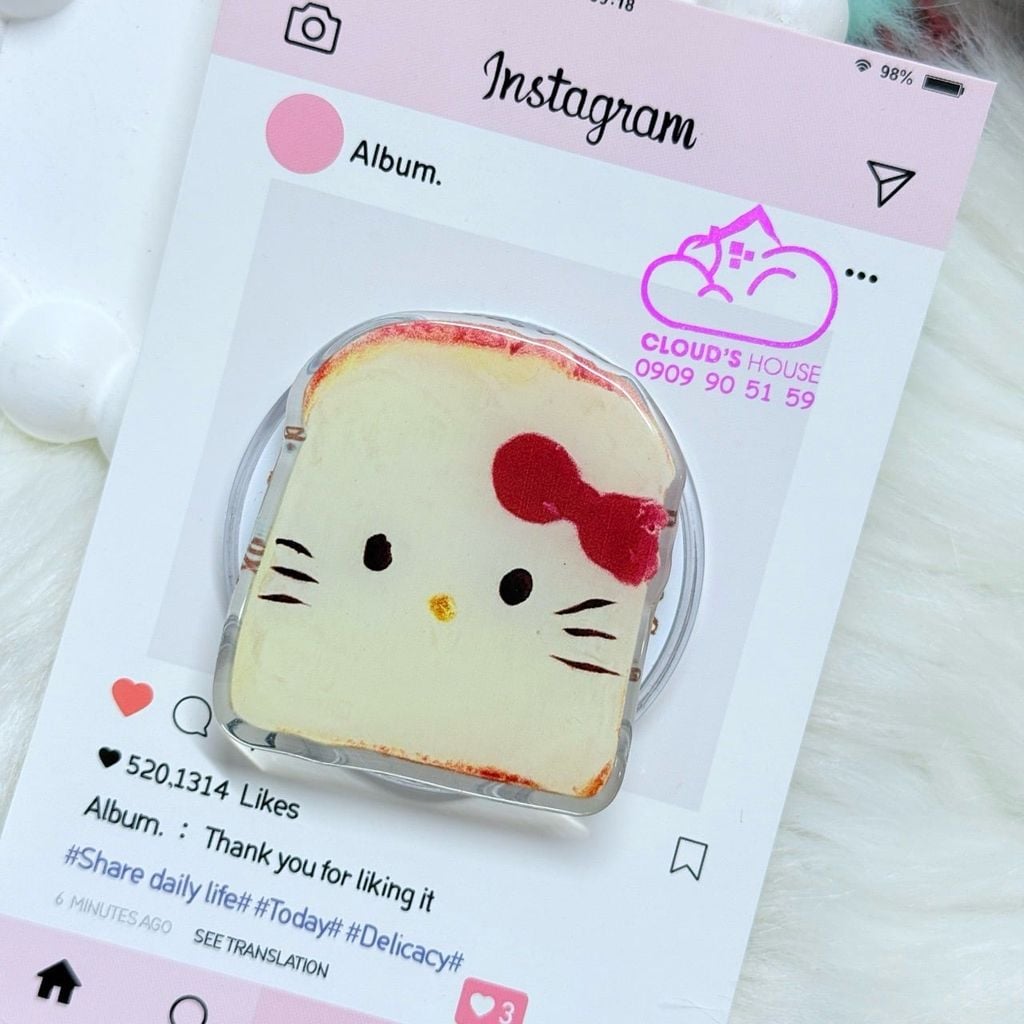 POPSOCKET Magsafe Nam Châm Hít Hello Kitty Kute