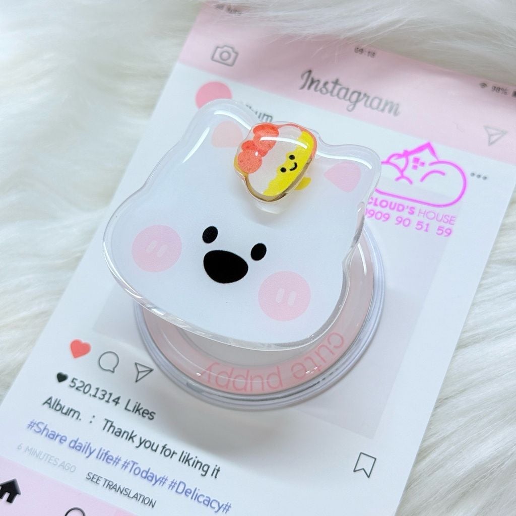 POPSOCKET Magsafe Nam Châm Hít CHÓ - MÈO Kute