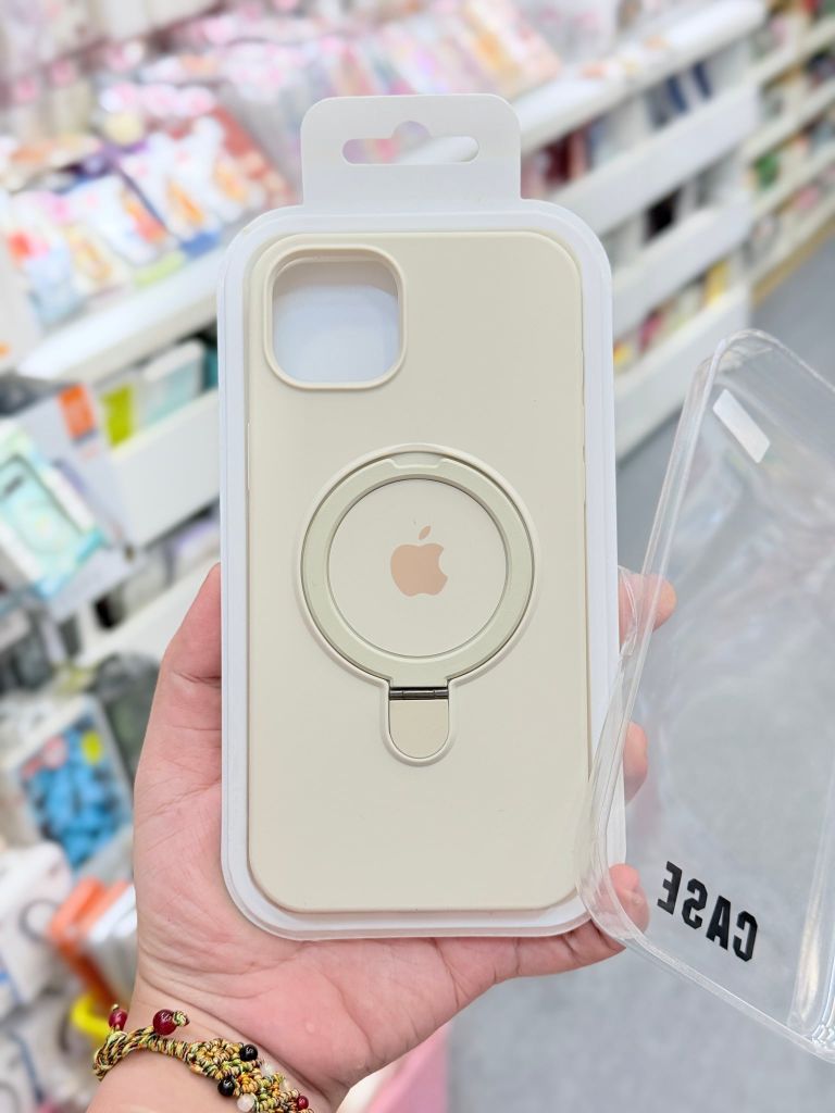 Case Ốp điện thoại Silicone Chống Dựng Nhiều Màu Magsafe iPhone 15Plus/16/16Plus
