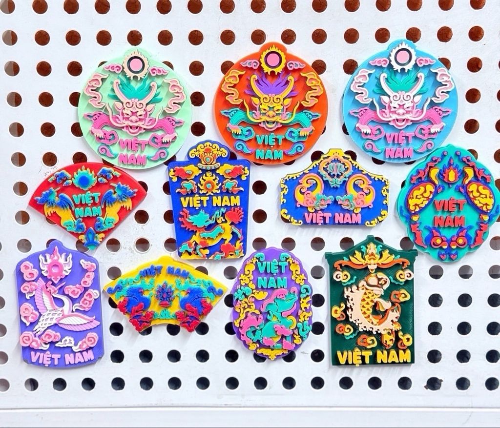 CNHN- Nam Châm Hít/ Dán Tủ Lạnh Quà Lưu Niệm Việt Nam Fridge Magnet - Refrigerator Magnet