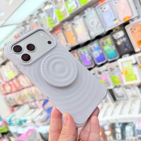 Case Ốp Điện thoại iPhone Casetify Ripple Case - Màu Xám Titan Magsafe Basic iPhone 17/16/15Pro/Promax
