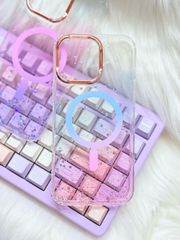 Case Ốp điện thoại iPhone Likgus Trong Ombre Nhiều Màu Bling Bling Magsafe iPhone 16/17/Promax