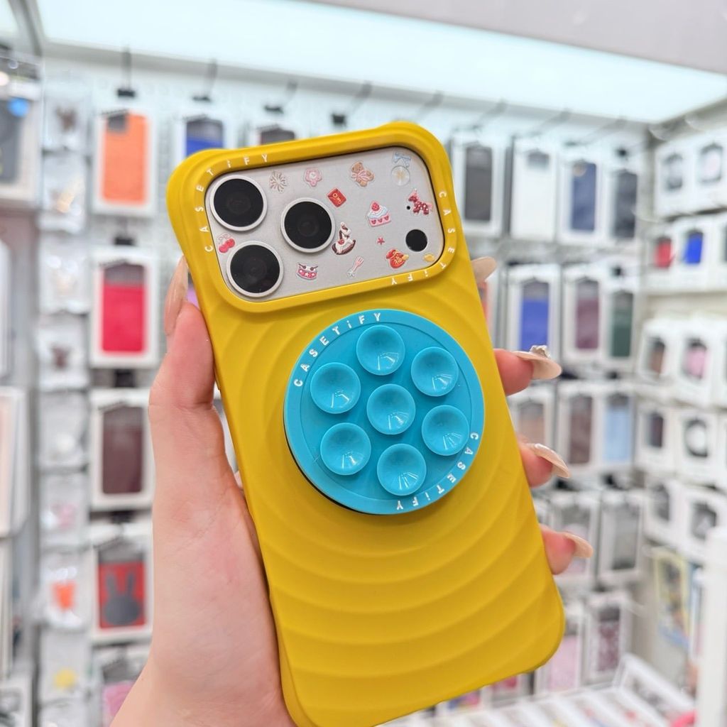 Case Ốp Điện thoại iPhone Casetify Ripple Case VÀNG ĐẬM Magsafe Basic iPhone