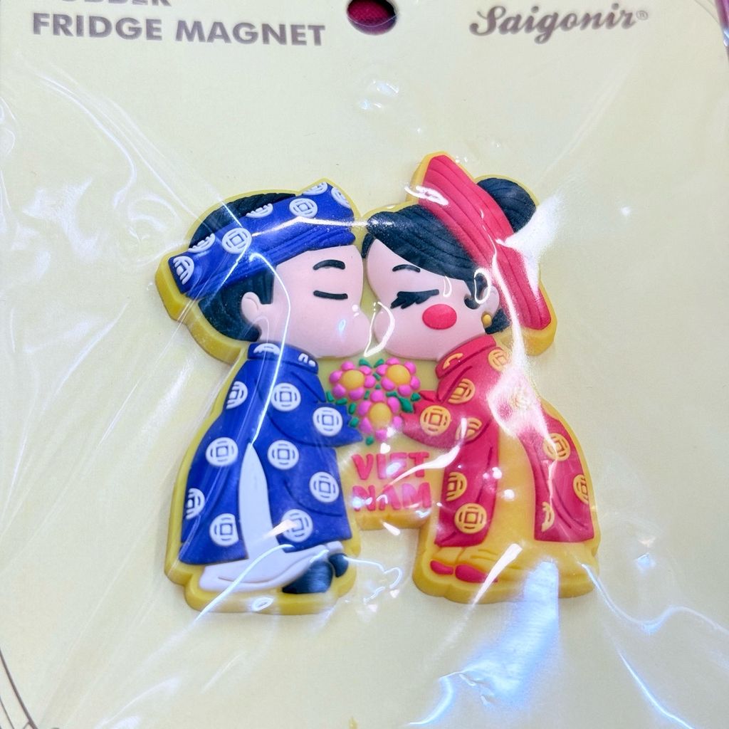 Nam châm Nhựa Dẻo Trang Trí Tủ Lạnh Fridge Magnet - Hình Ảnh Con Người Việt Nam - Món Ăn Việt Nam - Quà lưu niệm Việt Nam