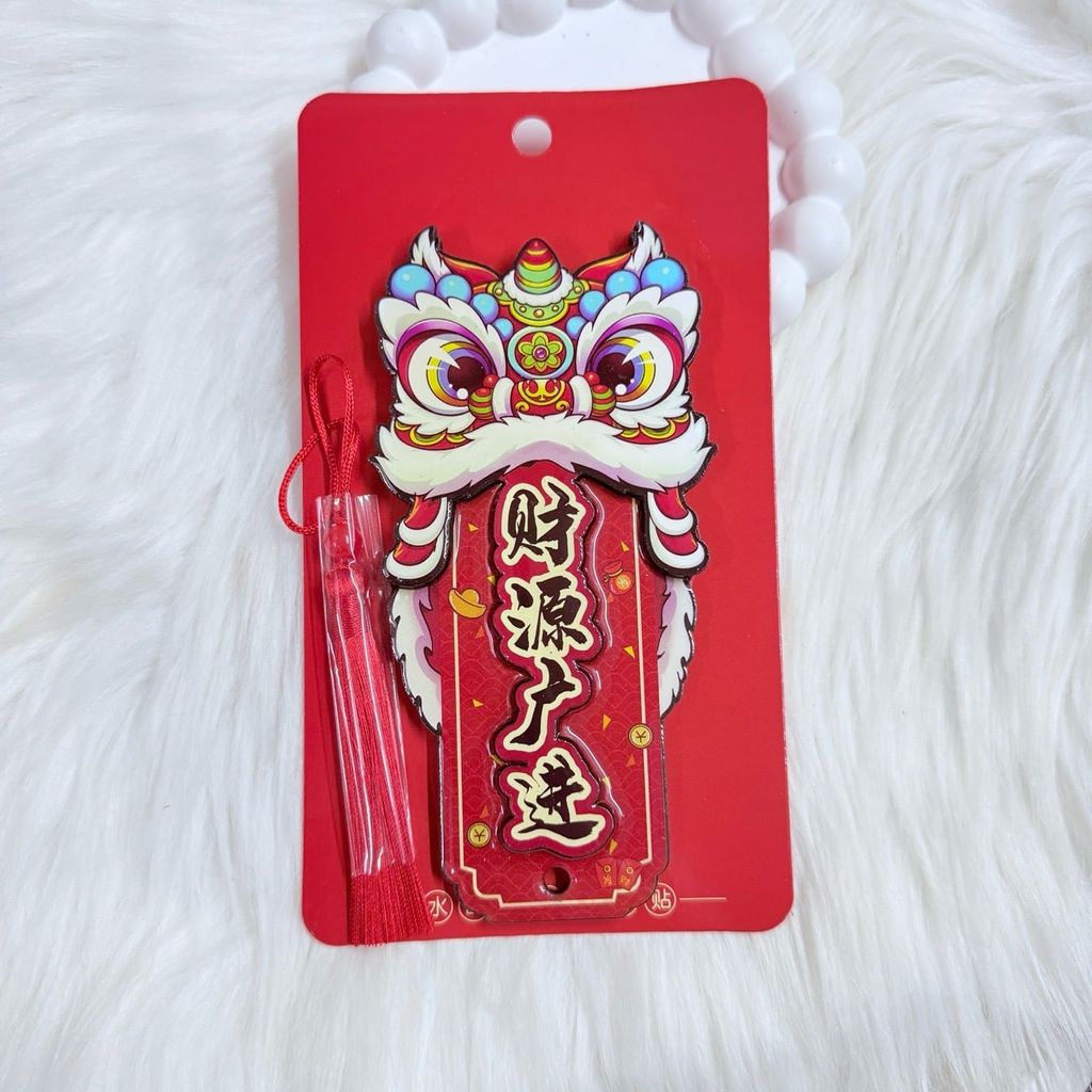 Magnet Trang Trí Tủ Lạnh Vuông Lân Tết ( 6 Mẫu)