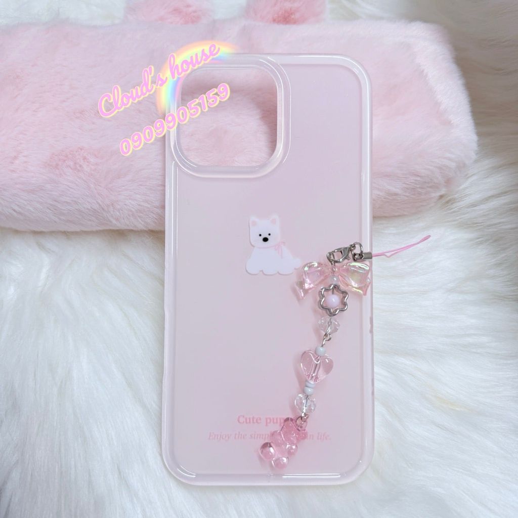 Case Ốp điện thoại iPhone Chó Cute Puppy iPhone 13/14/15/16/Pro/Promax