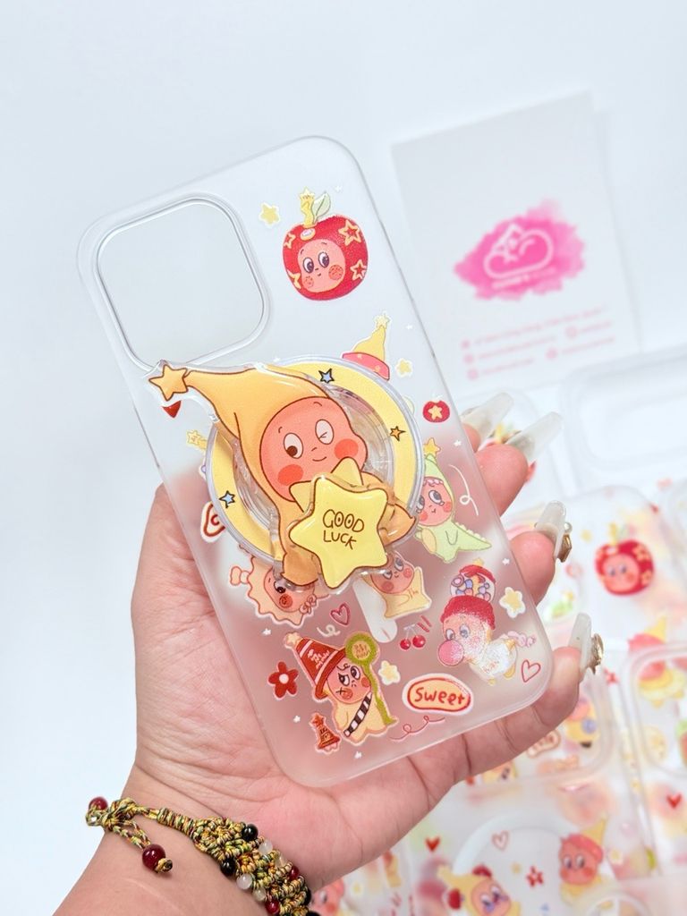 Case Ốp điện thoại iPhone Twinkle Twinkle Sweet Nhám Magsafe iPhone 13/14/15/16/17 Pro/Promax