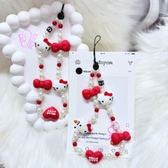 Dây đeo điện thoại ngắn Hello Kitty charm Kute (Quảng Châu, Thái Lan)