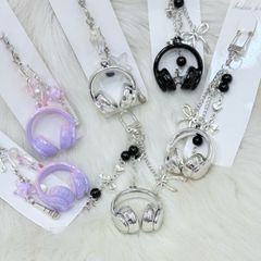 Móc Treo/ Móc Khóa Thời Trang Headphone Nhiều Charm
