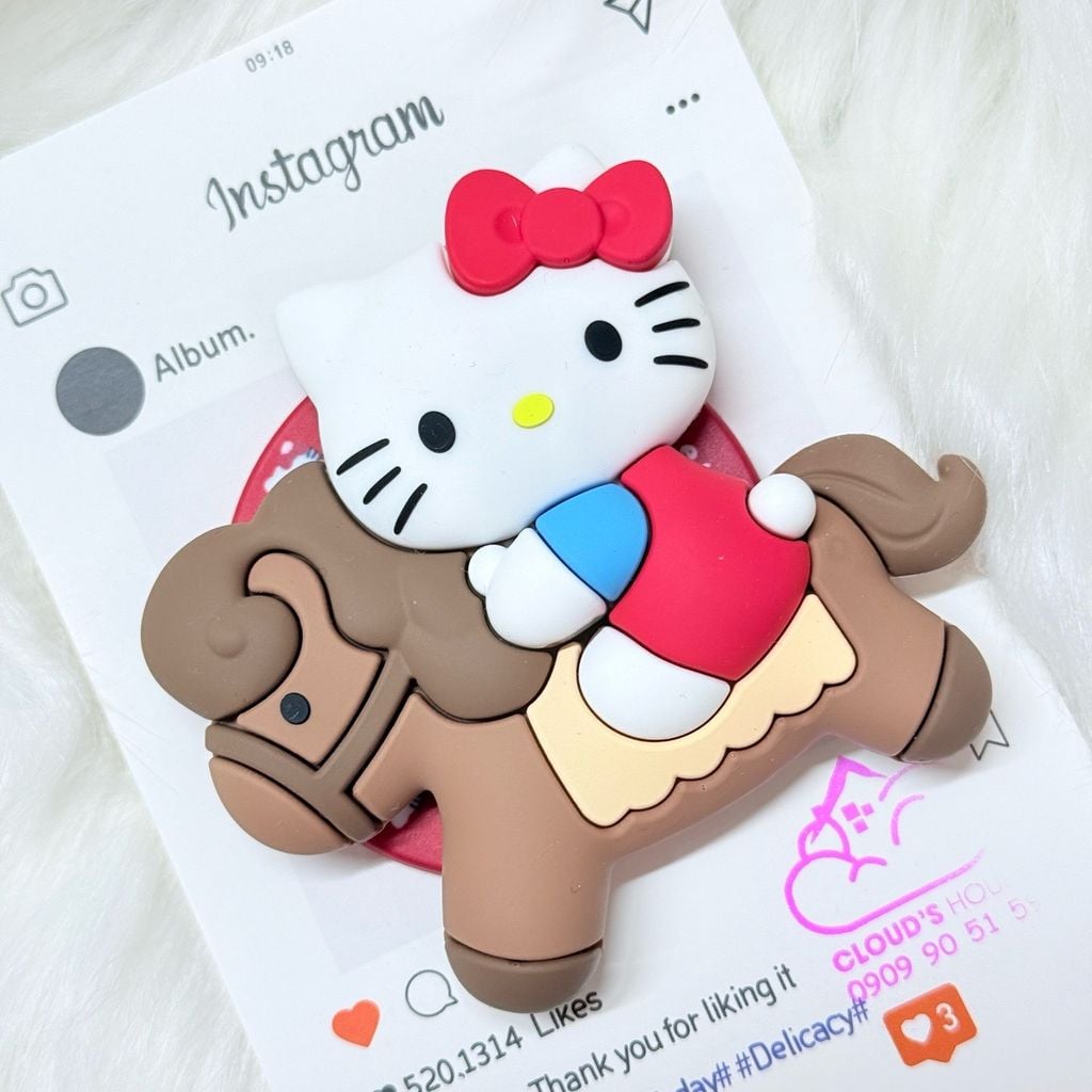 POPSOCKET Magsafe Nam Châm Hít Hello Kitty Kute