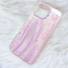 Case Ốp điện thoại iPhone Hello Kitty Hologram Bling Bling iPhone 13/14/15/16/Pro/Promax