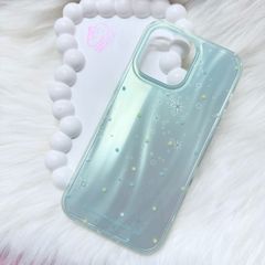 Case Ốp điện thoại iPhone Ngôi Sao Nền Xanh Hologram Bling Bling iPhone 13/14/15/16/Pro/Promax