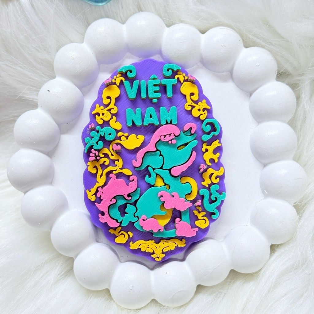 CNHN- Nam Châm Hít/ Dán Tủ Lạnh Quà Lưu Niệm Việt Nam Fridge Magnet - Refrigerator Magnet