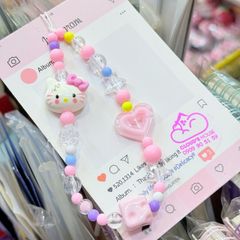 Dây đeo điện thoại ngắn Hello Kitty charm Kute (Quảng Châu, Thái Lan)