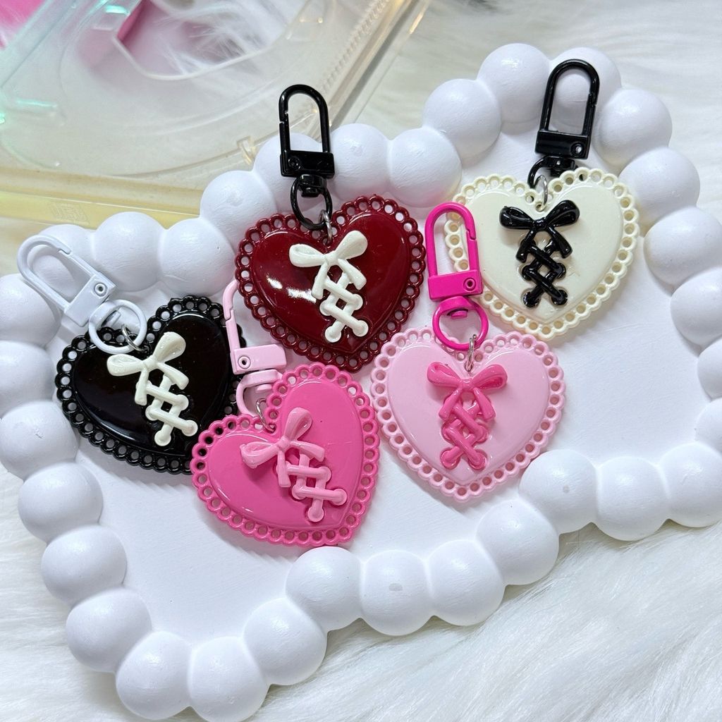 Móc treo điện thoại mini cute dễ thương - MẪU TRÁI TIM