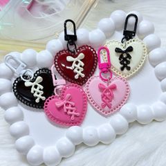 Móc treo điện thoại mini cute dễ thương - MẪU TRÁI TIM