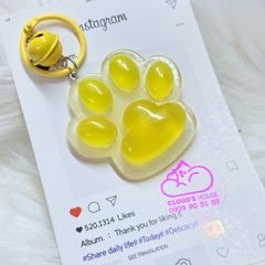 Móc treo điện thoại mini cute dễ thương - MẪU CHÂN MÈO