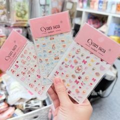 Sticker 5D Nổi Mini Nails/ Điện Thoại