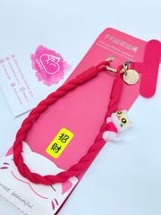 DÂY Xoắn Thú Cartoon Silicone Chất CHỐNG BẨN kèm charm nhiều màu sắc
