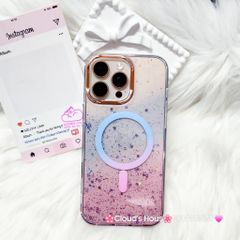 Case Ốp điện thoại iPhone Likgus Trong Ombre Nhiều Màu Bling Bling Magsafe iPhone 16/17/Promax