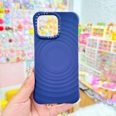 Case Ốp Điện thoại iPhone Casetify Ripple Case Xanh Dương Đậm Magsafe Basic iPhone 17/16/15Pro/Promax