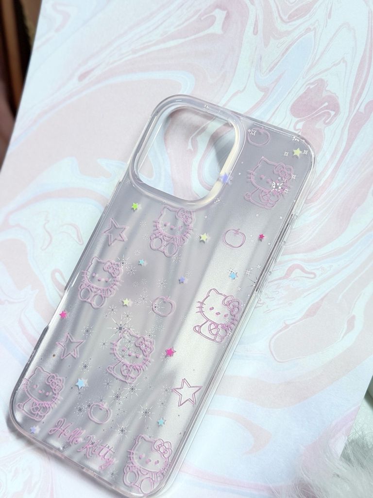 Case Ốp điện thoại iPhone Hello Kitty Hologram Bling Bling iPhone 13/14/15/16/Pro/Promax