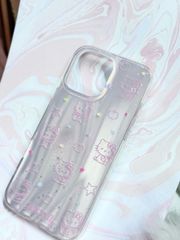 Case Ốp điện thoại iPhone Hello Kitty Hologram Bling Bling iPhone 13/14/15/16/Pro/Promax