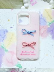 Case Ốp điện thoại iPhone Nơ Hồng nổi iPhone 12/13/14/15/16/Pro/Promax