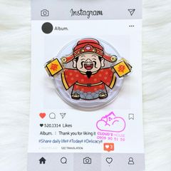 POPSOCKET Magsafe Nam Châm Hít Mẫu Mèo May Mắn Thần Tài TẾT 2026