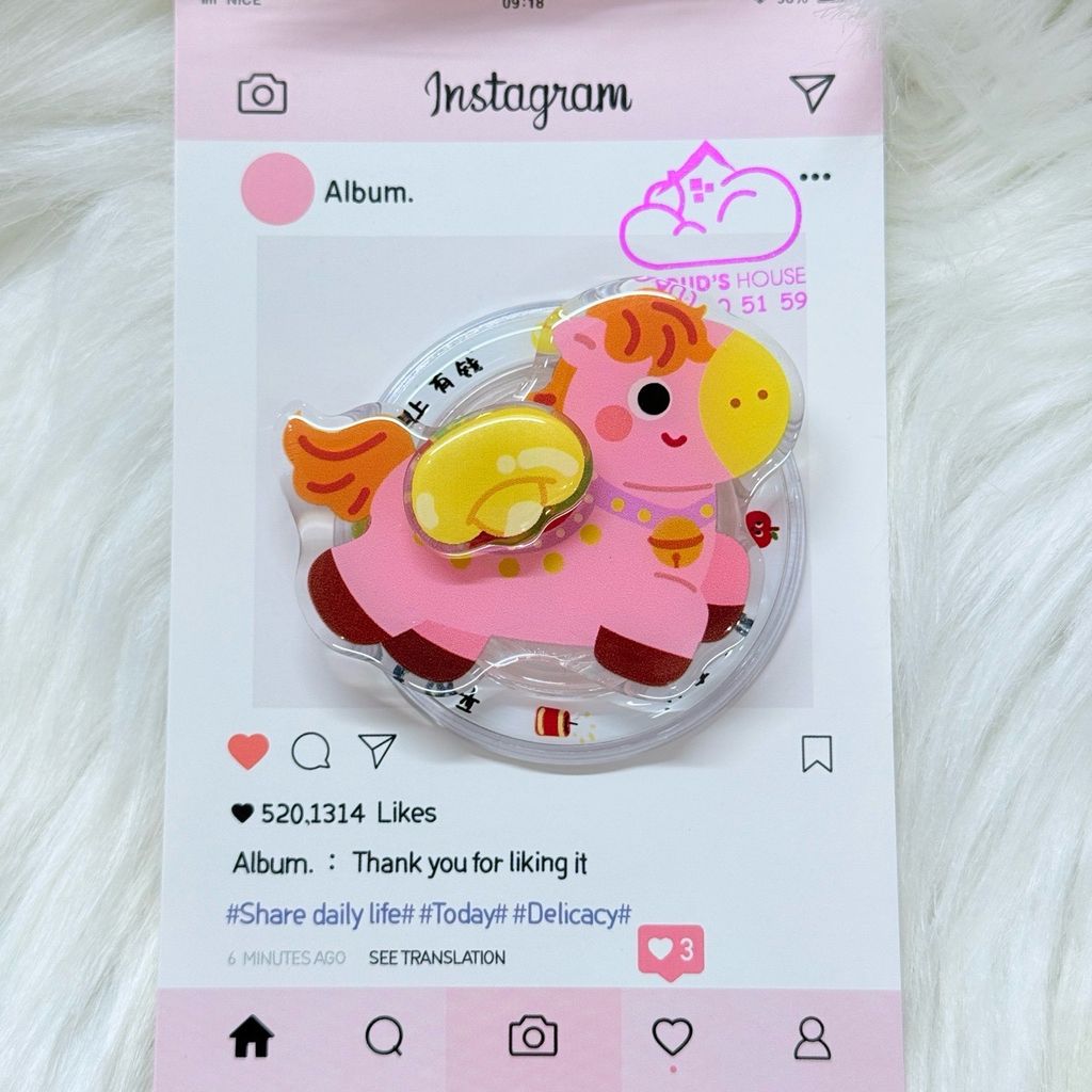 POPSOCKET Magsafe Nam Châm Hít Mẫu Ngựa