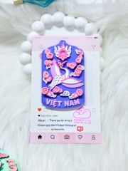 CNHN- Nam Châm Hít/ Dán Tủ Lạnh Quà Lưu Niệm Việt Nam Fridge Magnet - Refrigerator Magnet