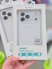 Case Ốp điện thoại iPhone MEMUMI Trong Không Vàng Bảo Vệ Camera CASE Magsafe iPhone 17Promax