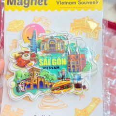 Nam châm Magnet Trang Trí Tủ Lạnh Fridge Magnet - Địa Danh Việt Nam - Món Ăn Việt Nam - Quà lưu niệm Việt Nam