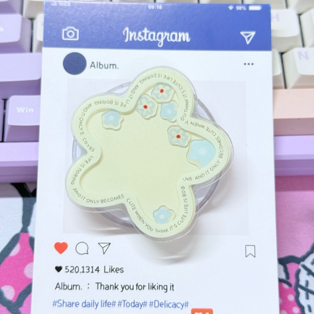 POPSOCKET Magsafe Nam Châm Hít Mẫu BÔNG HOA