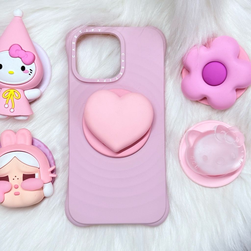 Case Ốp Điện thoại iPhone Casetify Ripple Case Màu Hồng - Primrose Pink Magsafe Basic iPhone 17/16/15Pro/Promax