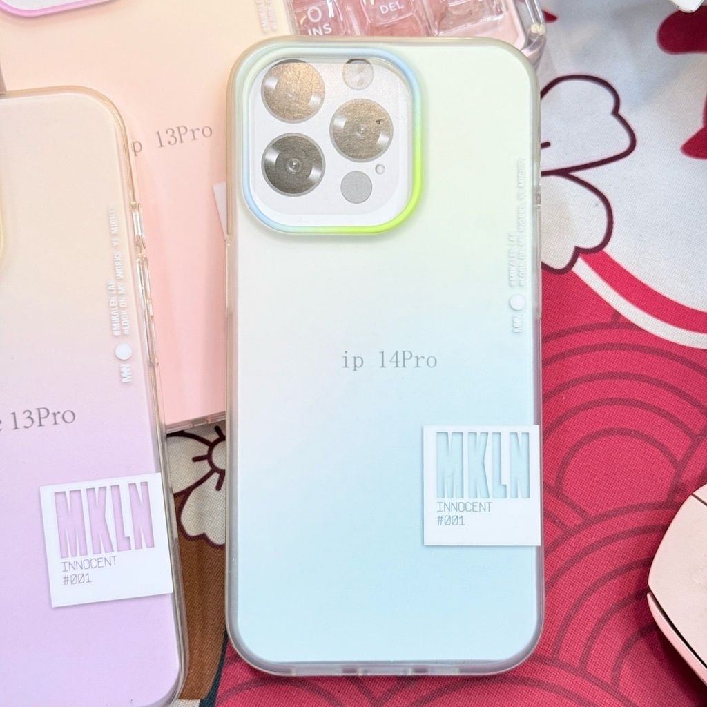 Case Ốp điện thoại Trong Lưng Nhám Ombre Nhiều Màu iPhone MIKALEN iPhone 13/14 PRO