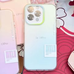 Case Ốp điện thoại Trong Lưng Nhám Ombre Nhiều Màu iPhone MIKALEN iPhone 13/14 PRO