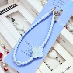 DÂY BI CHARM HOA Silicone CHỐNG BẨN kèm charm