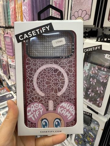 Case Ốp Điện thoại iPhone CaseTify Murakami Hồng Trong 17Promax