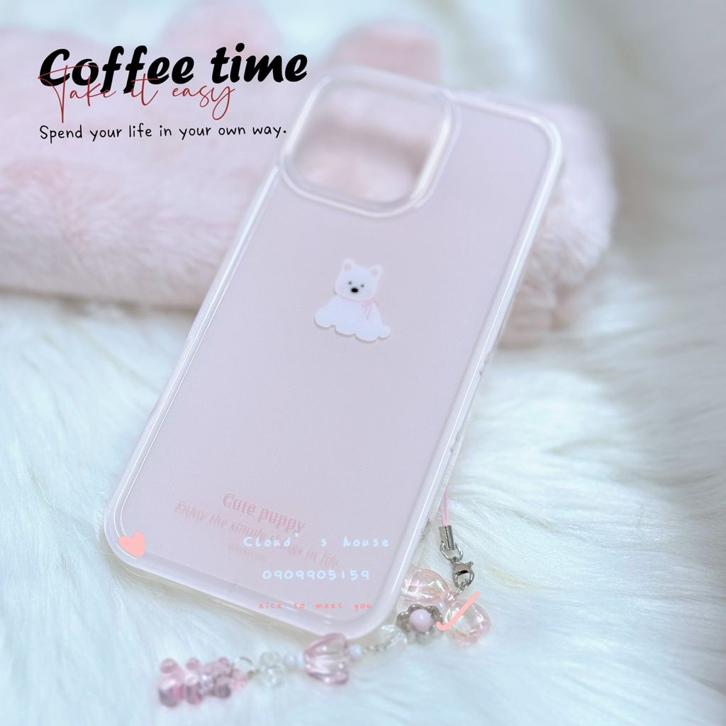 Case Ốp điện thoại iPhone Chó Cute Puppy iPhone 13/14/15/16/Pro/Promax