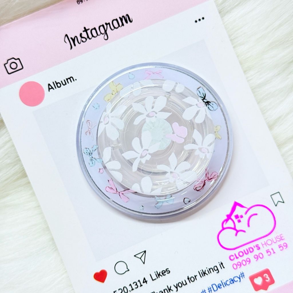 POPSOCKET Magsafe Nam Châm Hít Mẫu BÔNG HOA