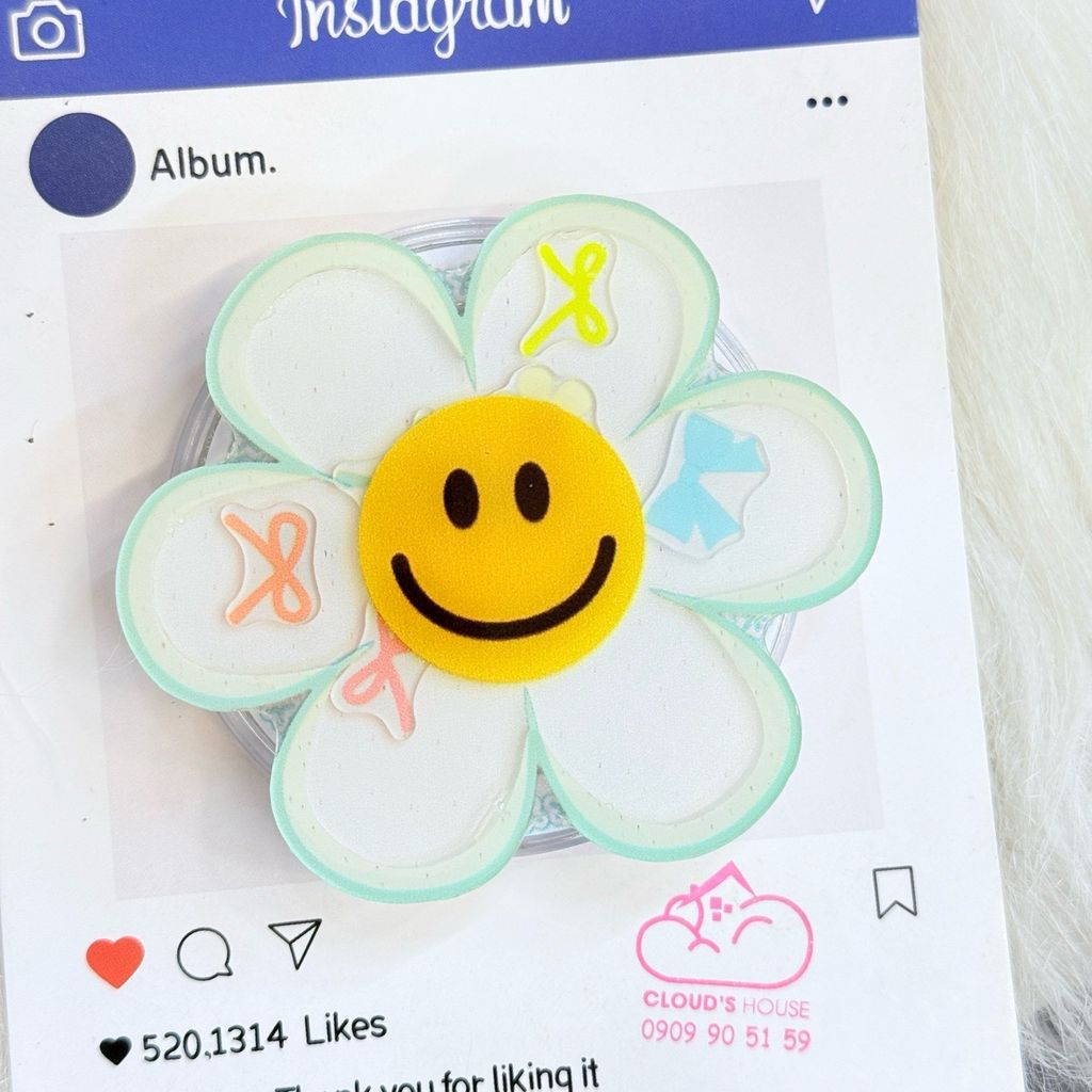 POPSOCKET Magsafe Nam Châm Hít Mẫu BÔNG HOA