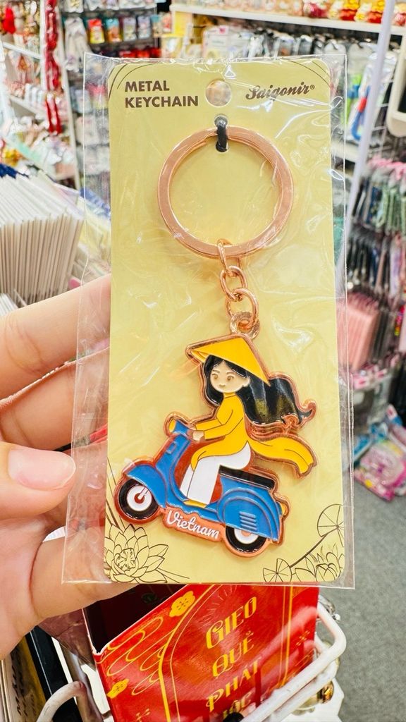Móc Khoá/ Móc Treo Metal Keychain thuần Việt Trang Trí Quà Lưu Niệm Việt Nam