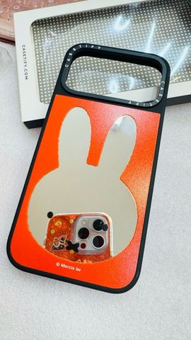Case Ốp Điện thoại iPhone CaseTify Thỏ Miffy Bruna Red Mirror Frame Case iPhone 17/16/15/14/13Promax