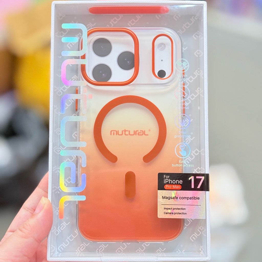 Case Ốp điện thoại iPhone MUTURAL Ombre Magsafe Trong Chống Shock iPhone 17/16/Pro/Promax