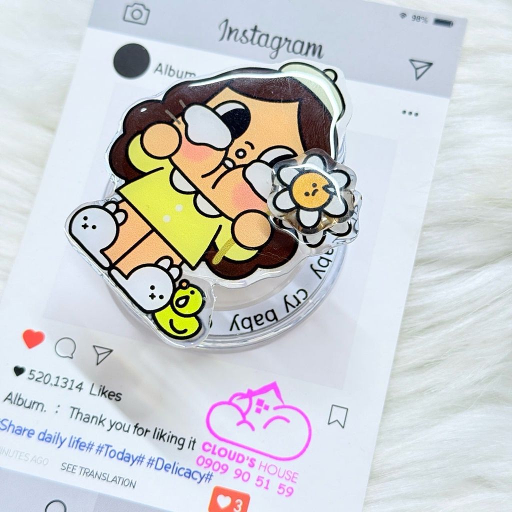 POPSOCKET Magsafe Nam Châm Hít CRY BABY Kute