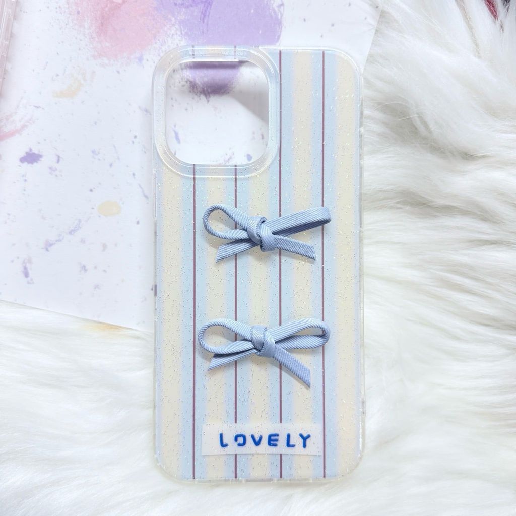 Case Ốp điện thoại iPhone Nơ Hồng nổi iPhone 12/13/14/15/16/Pro/Promax