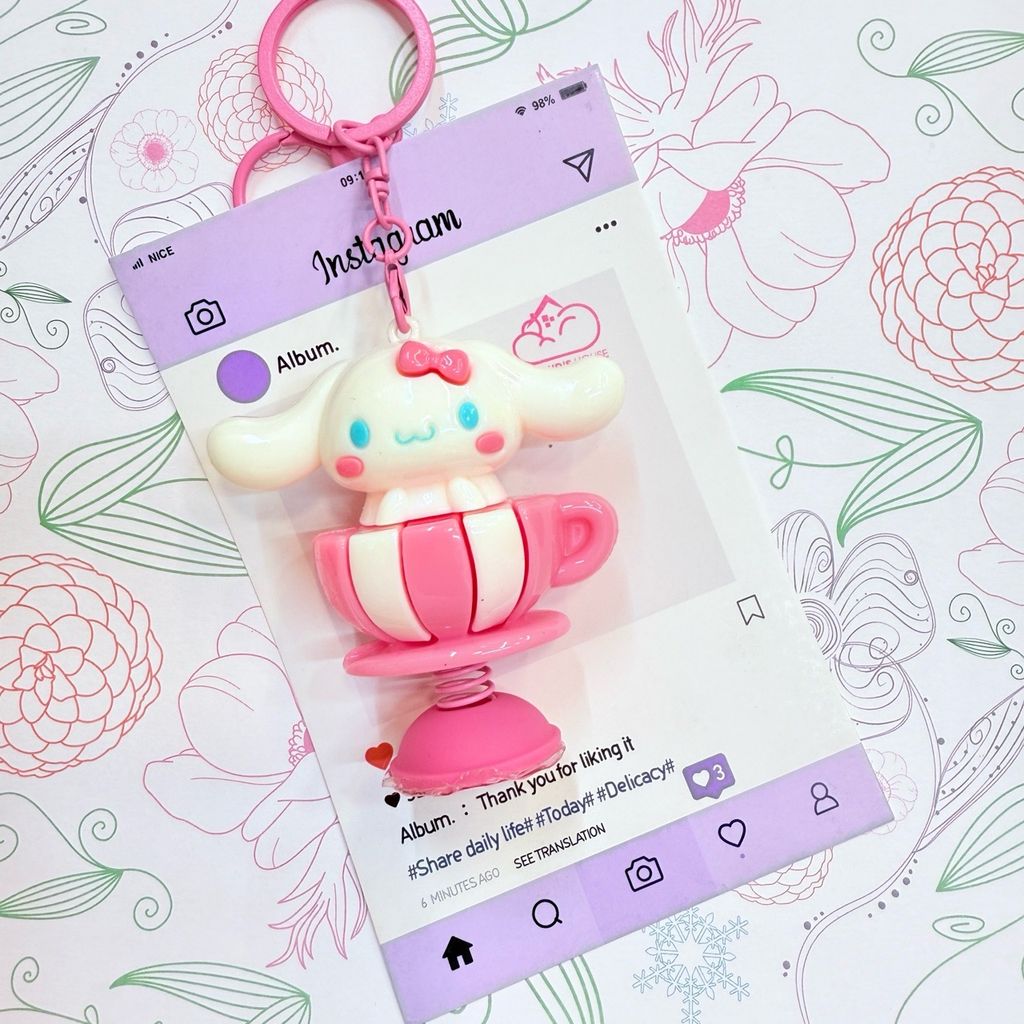 MÓC KHÓA LÒ XO NHÚN KUTE